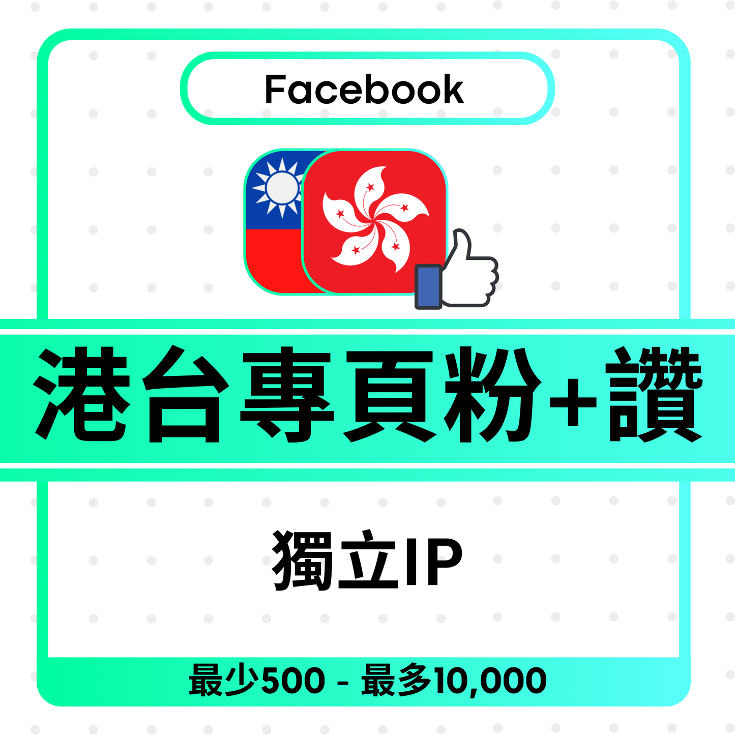 Facebook Page Likes + Follows 專頁港台粉絲