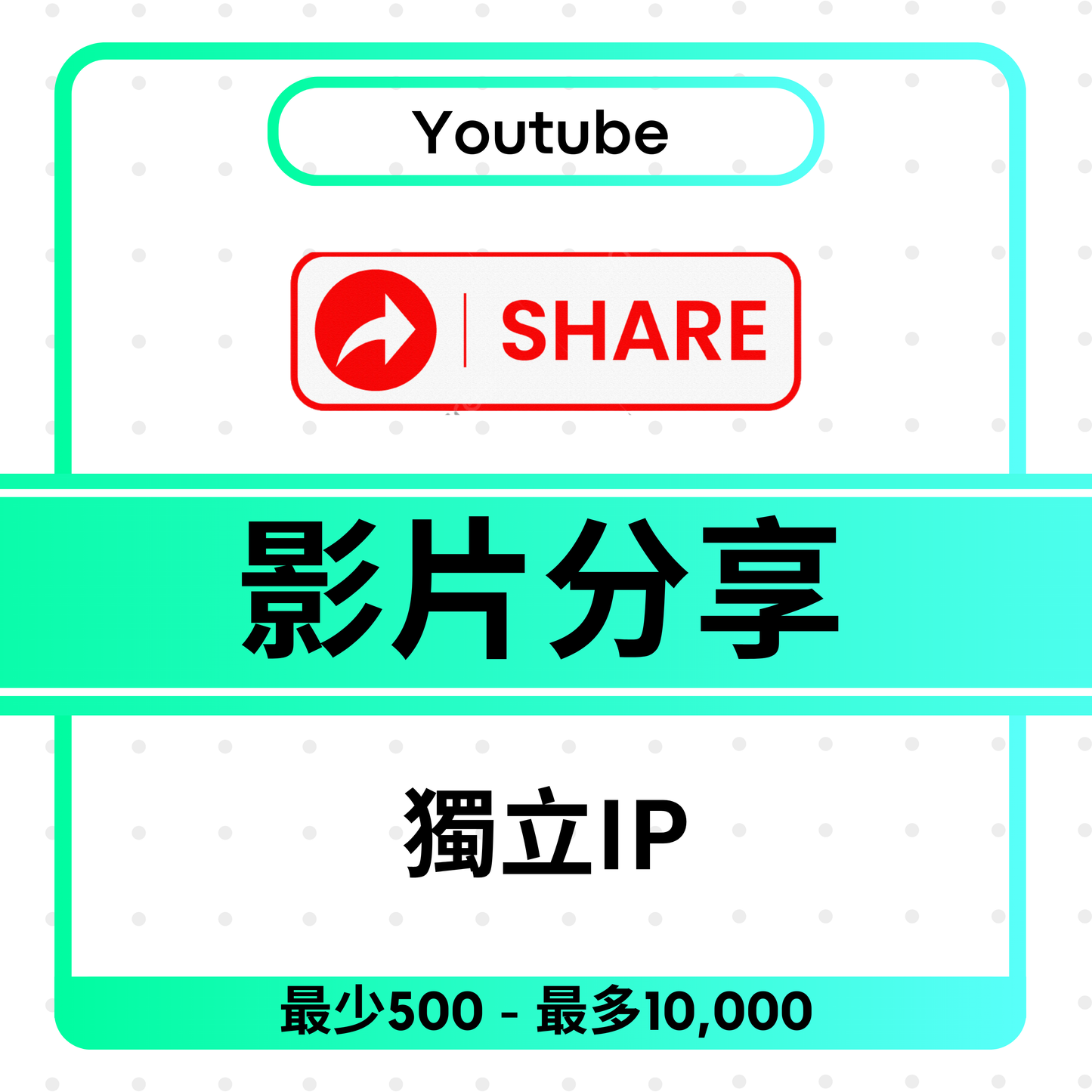 Youtube Social Shares 影片分享